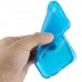 iPhone 5c - TPU Soft Flip Protective Phone Cover Case - Clear Blue